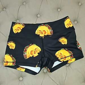 Skull Taco Shorts NWOT